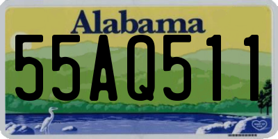 AL license plate 55AQ511