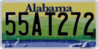 AL license plate 55AT272