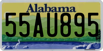 AL license plate 55AU895
