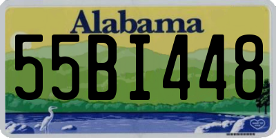 AL license plate 55BI448