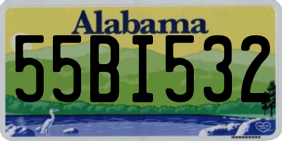 AL license plate 55BI532