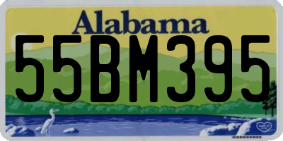 AL license plate 55BM395