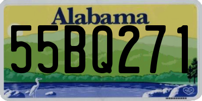 AL license plate 55BQ271