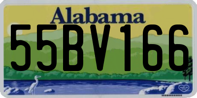 AL license plate 55BV166