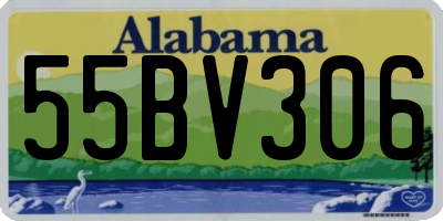 AL license plate 55BV306