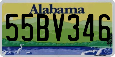 AL license plate 55BV346