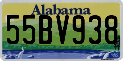 AL license plate 55BV938