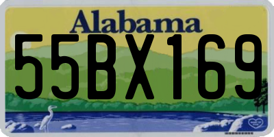 AL license plate 55BX169