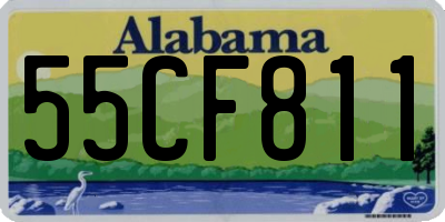 AL license plate 55CF811