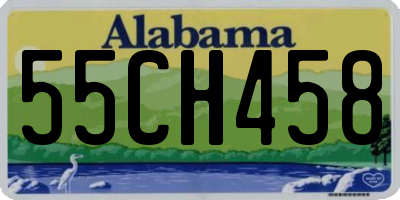 AL license plate 55CH458