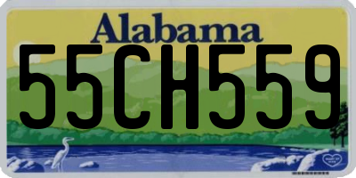 AL license plate 55CH559