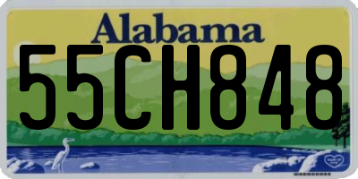 AL license plate 55CH848