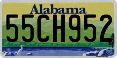 AL license plate 55CH952