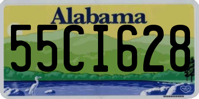 AL license plate 55CI628