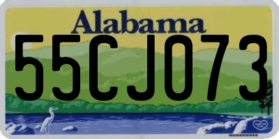 AL license plate 55CJ073