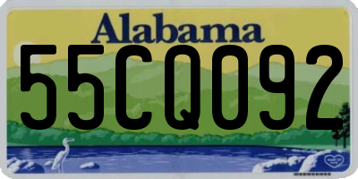 AL license plate 55CQ092