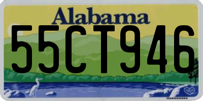 AL license plate 55CT946