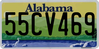 AL license plate 55CV469