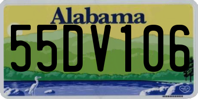 AL license plate 55DV106