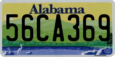 AL license plate 56CA369