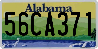 AL license plate 56CA371