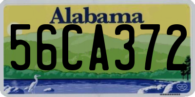 AL license plate 56CA372
