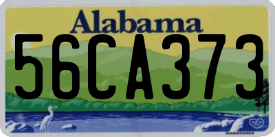 AL license plate 56CA373