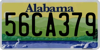 AL license plate 56CA379