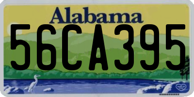 AL license plate 56CA395