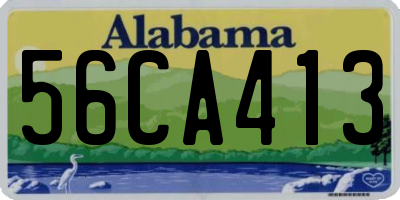 AL license plate 56CA413