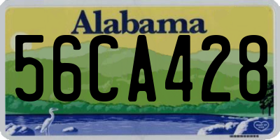 AL license plate 56CA428
