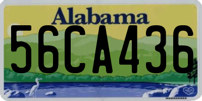 AL license plate 56CA436