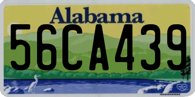 AL license plate 56CA439