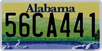 AL license plate 56CA441