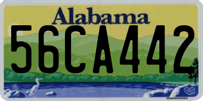 AL license plate 56CA442
