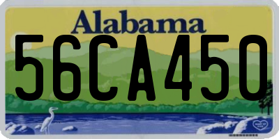 AL license plate 56CA450