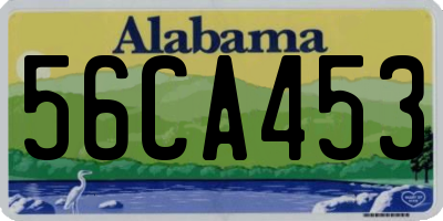 AL license plate 56CA453