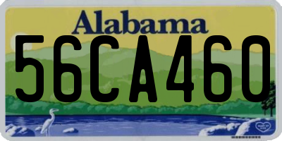 AL license plate 56CA460