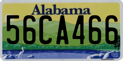 AL license plate 56CA466