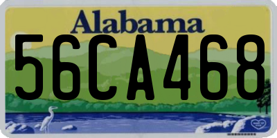 AL license plate 56CA468