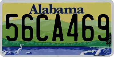 AL license plate 56CA469