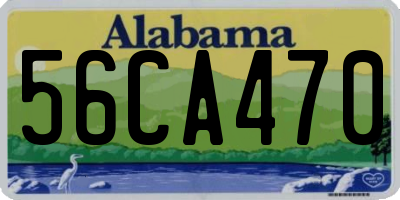 AL license plate 56CA470