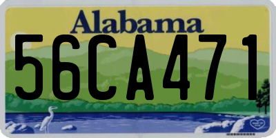 AL license plate 56CA471