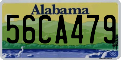 AL license plate 56CA479