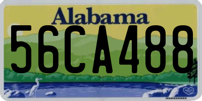 AL license plate 56CA488
