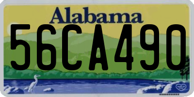 AL license plate 56CA490