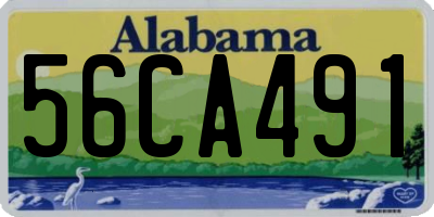 AL license plate 56CA491