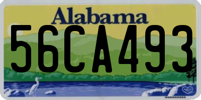 AL license plate 56CA493