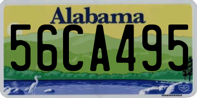 AL license plate 56CA495