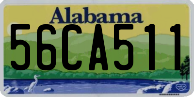 AL license plate 56CA511